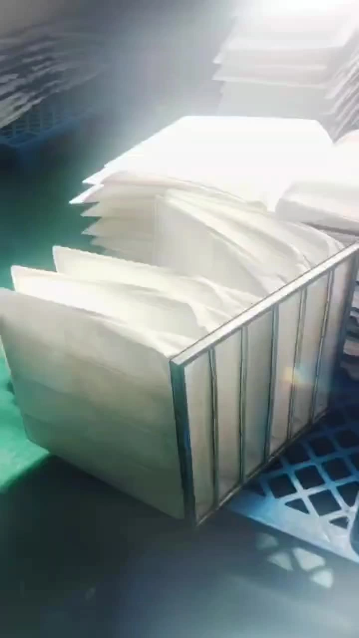 Synthetic pocket filter media testing